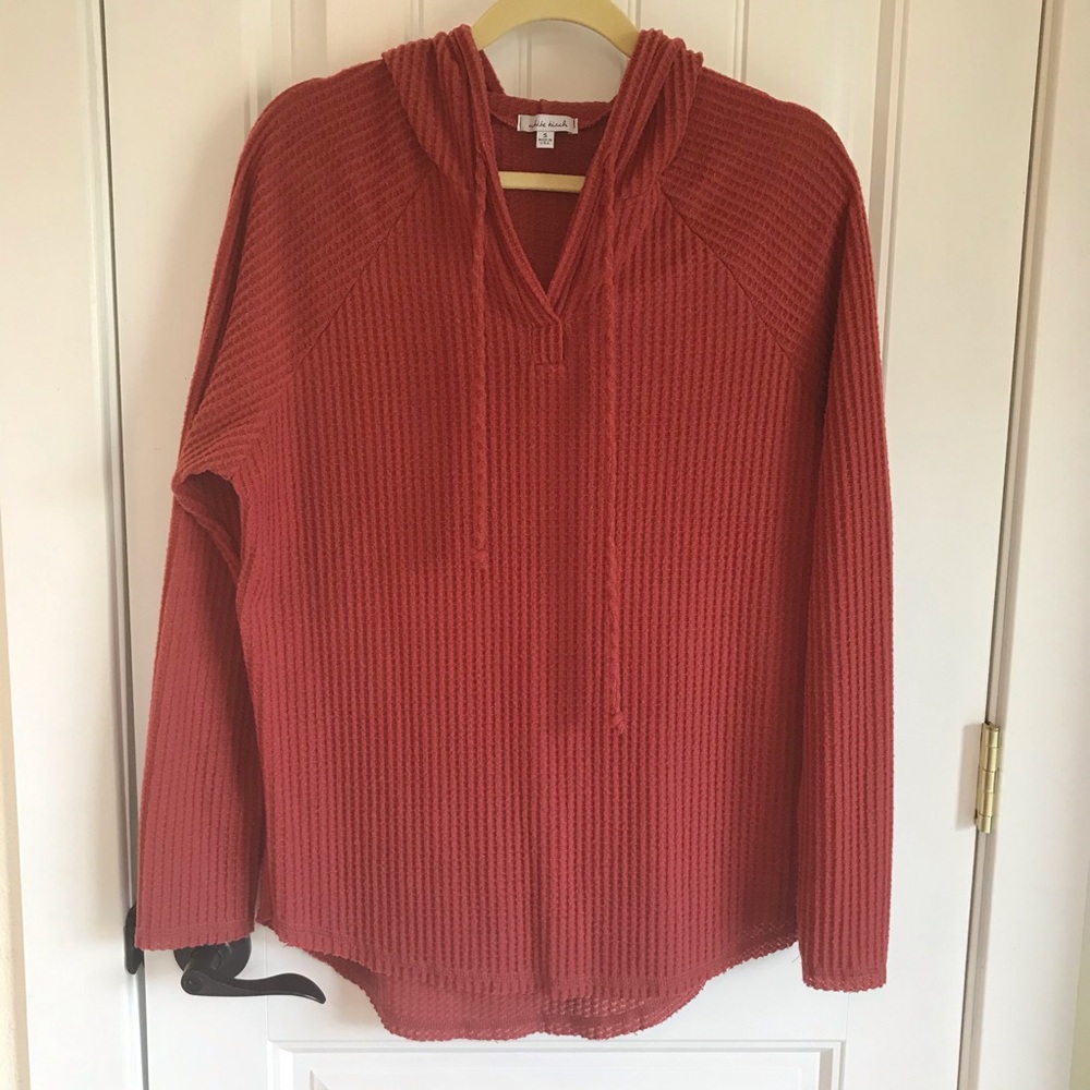 Boutique waffle hoodie
